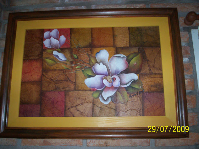 MAGNOLIA Oil Canvas Landscaping