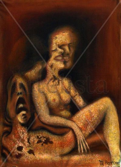 el placer Oil Canvas Figure Painting