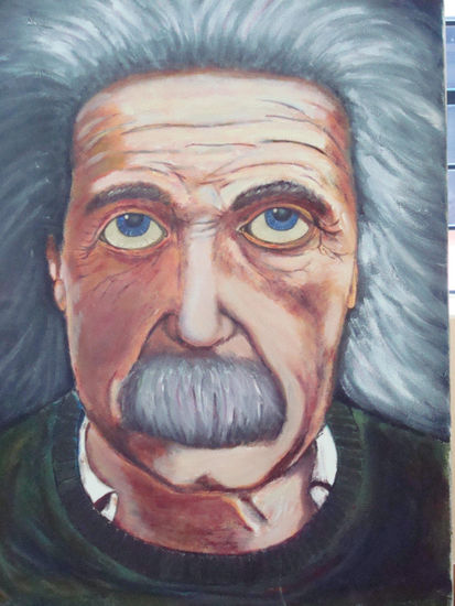 Einstein Oil Canvas Landscaping