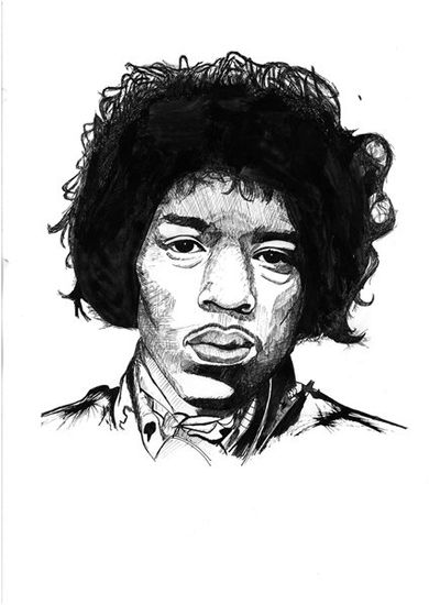 Hendrix Retrato 