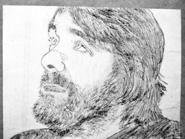 Autoretrato sample Charcoal