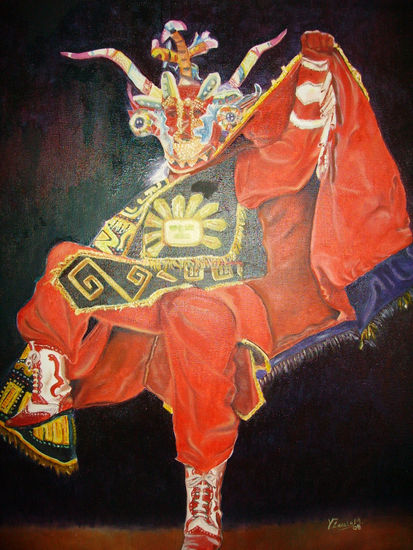 Bailarín Oil Canvas Figure Painting