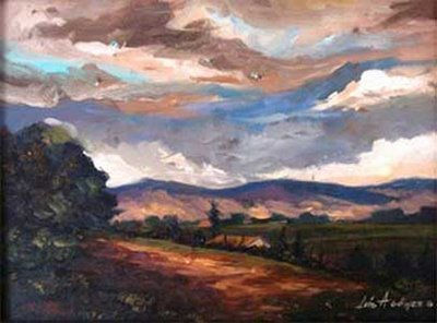 Paisaje de Boyacá Oil Panel Landscaping