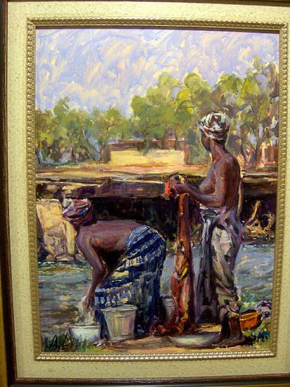 Bienestar Social Oil Canvas