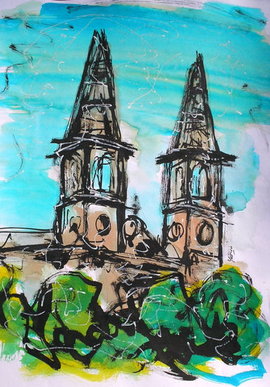 Iglesia San Ramon Ink Paper