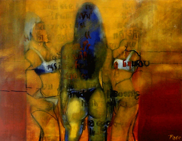 tres venus Acrylic Canvas