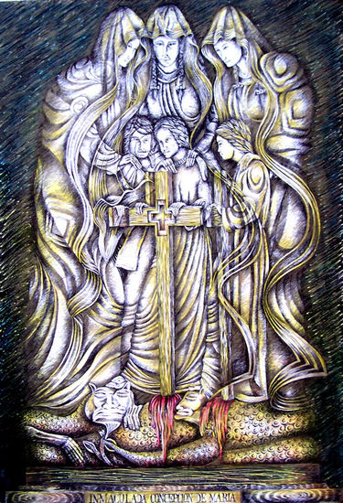 Virgen Maria y niño Jesus 