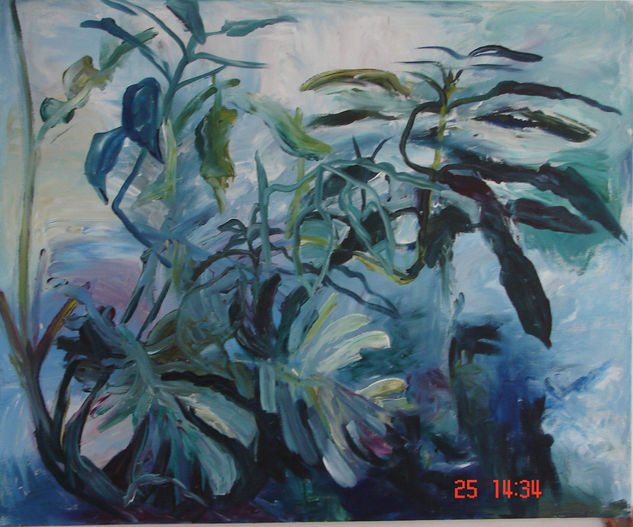 DE LA SERIE AZUL SIN TEXTO Acrylic Canvas Landscaping