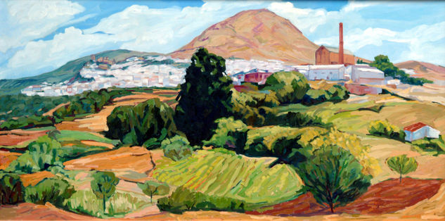 DESDE LAS HUERTAS VIEJAS, MARTOS Oil Canvas Landscaping