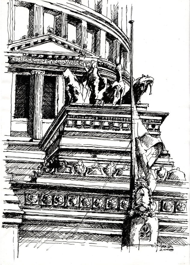Sketch Congreso de La Nacion Argentina Nº IV