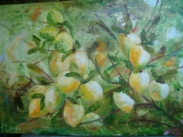 Limonero Oil Canvas Landscaping