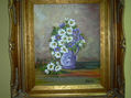 jarrón con flores