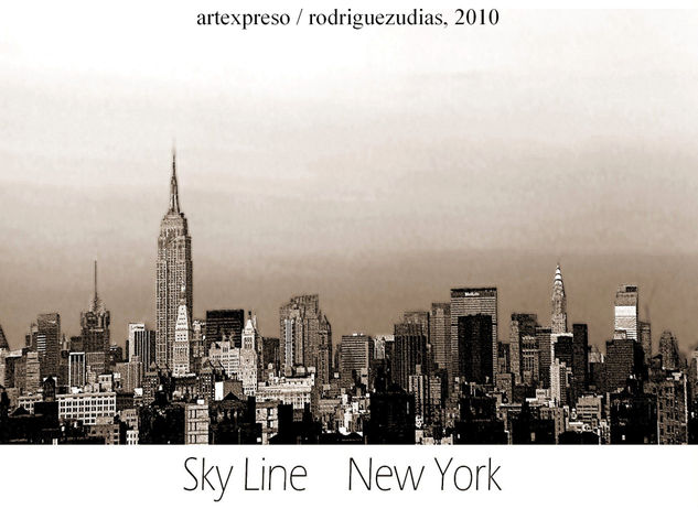 NY / Sky line . Viajes Blanco y Negro (Digital)