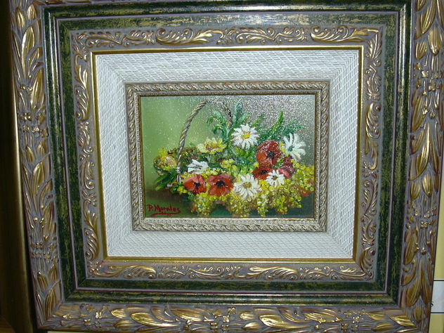centro con flores