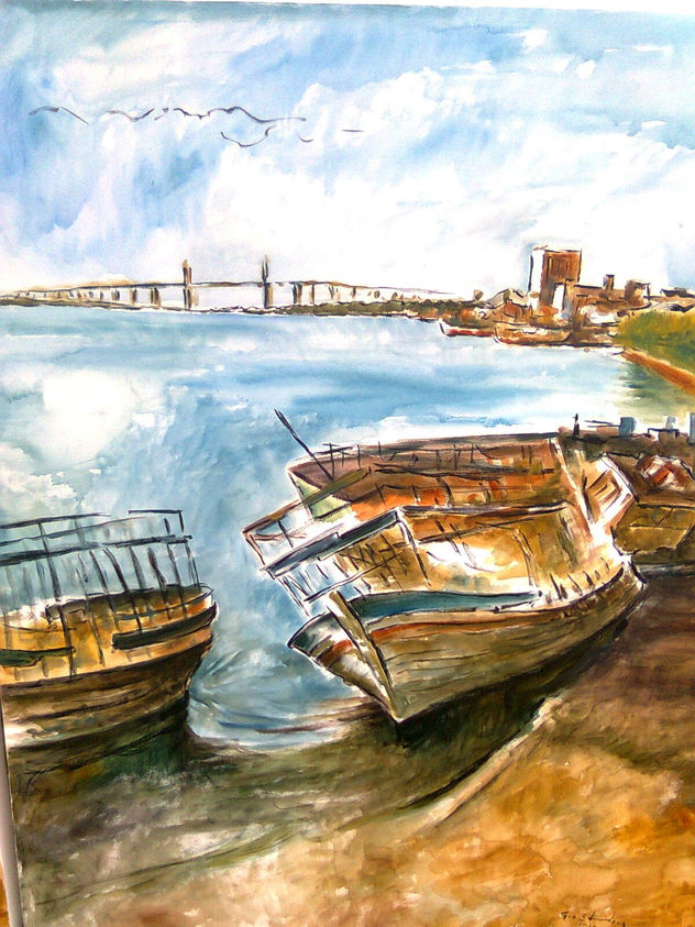 barcos ancorados na pedra do rosário
