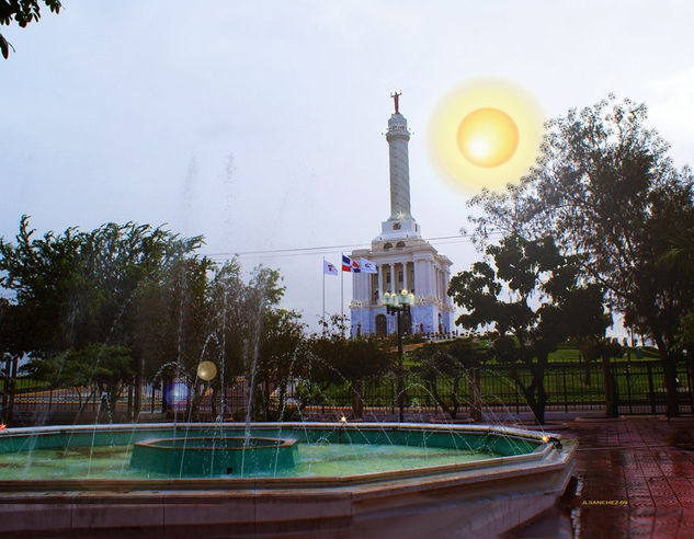 CAIDA DEL SOL   en Santiago. 