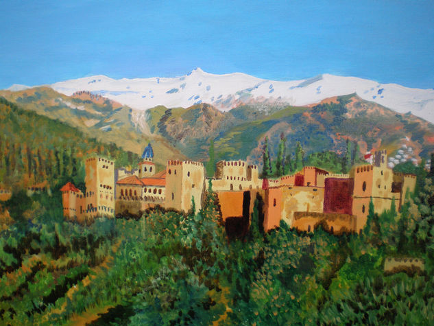 ALHAMBRA Oil Canvas Landscaping