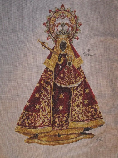 Virgen de Guadalupe Bordados Textil