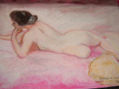 mujer  en la cama