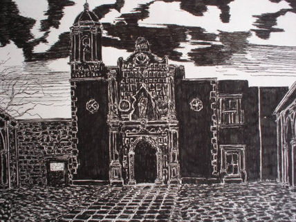 Madrugada en el templo