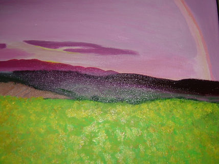 Cielo rosa y arco...