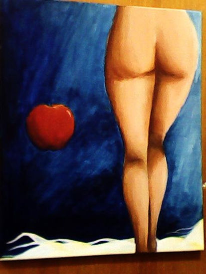 Apple Acrylic Canvas Nude Paintings