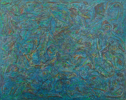 Composicion azul