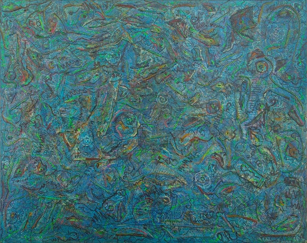 COMPOSICION AZUL