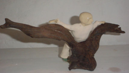 Volando con la...