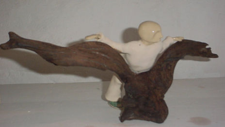 Volando con la...
