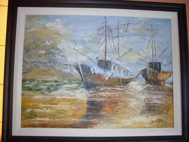 Barcos Oil Others Marine Painting