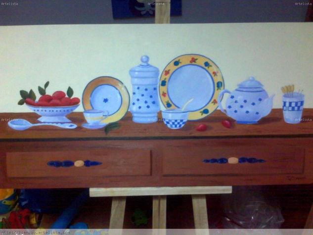 Porcelana Oil Canvas Still Life Paintings