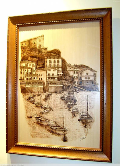 Restaurantes Txulotxo y Cámara-Pasai Donibane-Guipúzcoa Monoprint