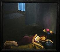 Mujer dormida II