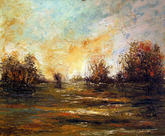 Paisaje II Oil Canvas