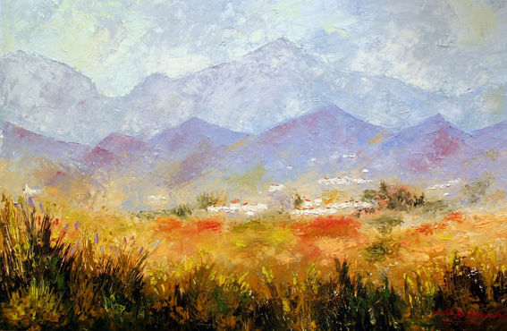 Paisaje IV Oil Canvas Landscaping