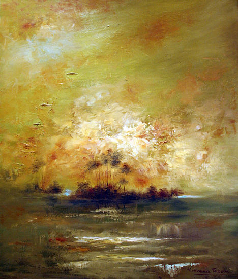 Paisaje VII Oil Canvas