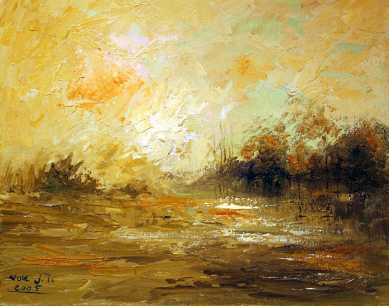 Paisaje VIII Oil Canvas