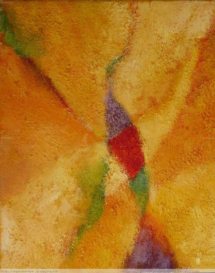 Armonía en amarillo Oil Canvas Others