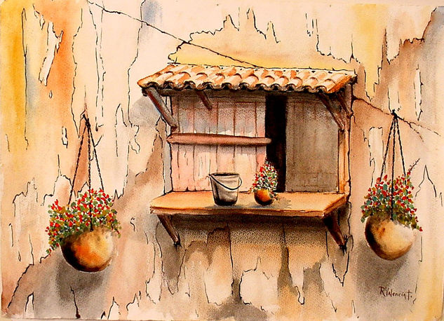 LA VIEJA VENTANA Watercolour Paper Landscaping