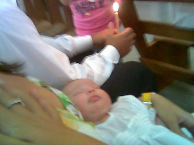 Bautismo de nena de Carolina