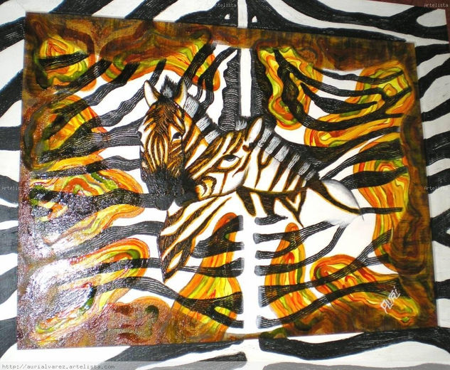 Savanna Media Mixta Tabla Animales