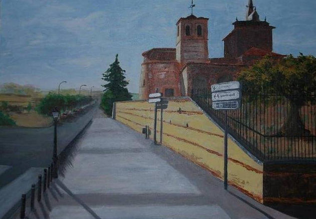 San Cristobal de Boadilla Acrylic Canvas Landscaping