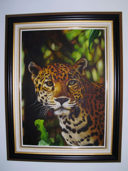 Jaguar Oil Textile Animals