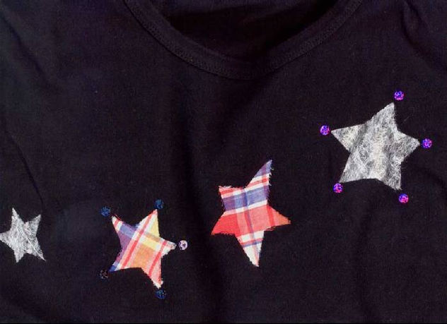 CAMISETA  collage STARS
