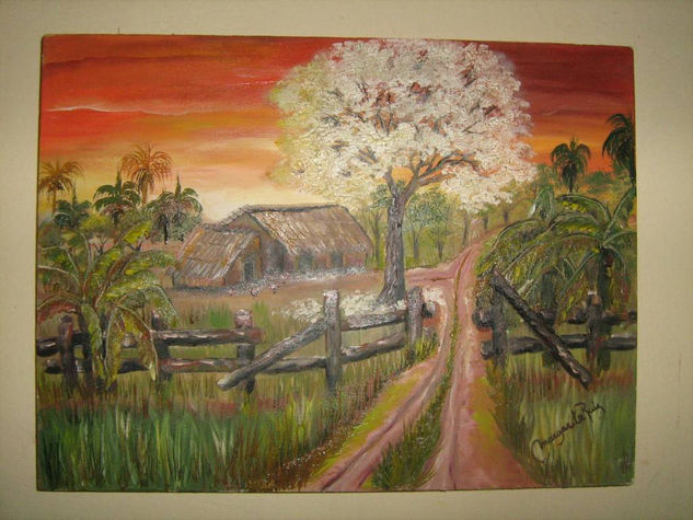 Lapacho Blanco Oil Canvas Landscaping