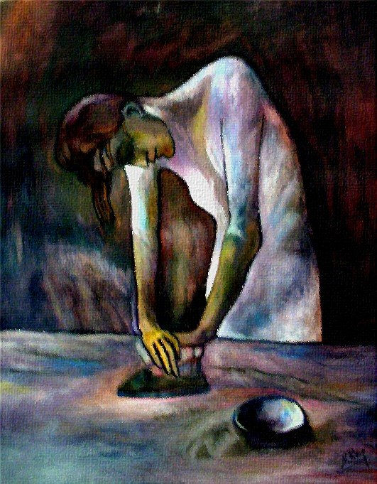 Homenaje a Picasso. "La Planchadora"