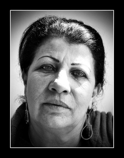 Aida Portrait Black and White (Digital)