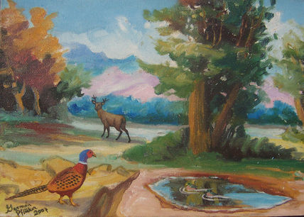 Apacible paisaje