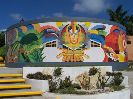 Mural "origen,...